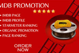 promote your imdb profile and improve starmeter rank