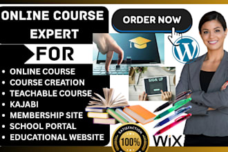 design online course course creation teachable course kajabi educational website