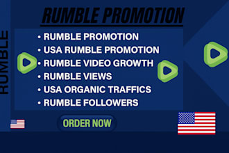 promote your rumble video organically to boost views, subscribers and engagement