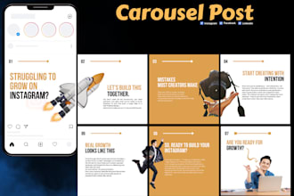 design scroll stopping instagram carousels
