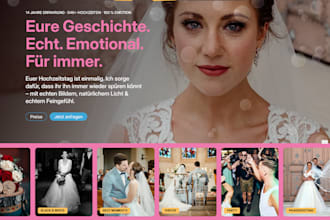 portfolio website photography website photographer website wedding website
