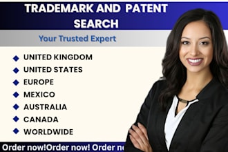 trademark registration and patent search usa uk eu canada amazon brand check