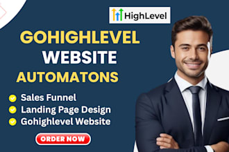 gohighlevel website for local businesses with required email cms automation