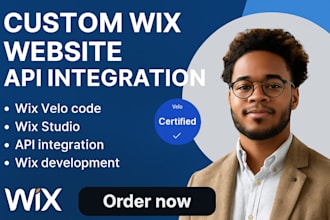 custom wix website api integration wix velo code wix studio wix developement