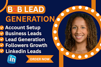 do b2b executive linkedin lead generation HR social media marketing manager