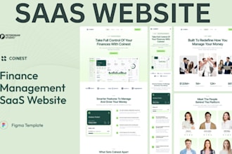 saas website saas framer website saas marketing  figma design ai saas website