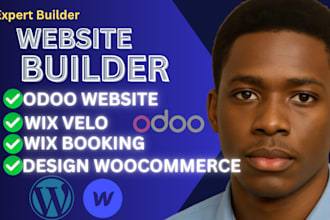 build develop redesign woocommerce wix odoo website do wix velo booking and SEO