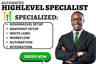 setup gohighlevel snapshot go high level automation ghl white label ghl expert
