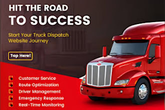 build a logistics, trucking dispatch, freight or moving website
