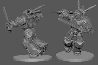sculpt 3d miniature, warhammer 3d figurine tabletop 3d model dnd for 3d printing