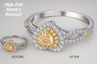 do high quality jewelry and watch photo retouching or editing color correction