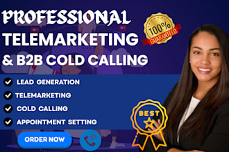do b2b cold calling, telemarketing, real estate virtual assistant