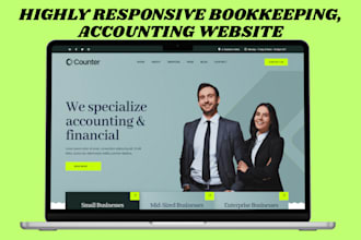 build bookkeeping website accounting website finance website tax website