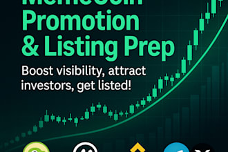 promote and boost your crypto meme coin for exchange listing and investors reach