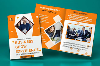 design brochure annual report company profile trifold brochure booklet design