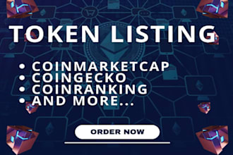 list your token and coin on coinmarketcap or coingecko ico solana