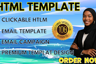 design responsive email template for mailchimp,HTML template,ebay seo listing
