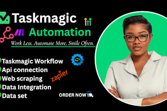 automate your workflow using make com, zapier, taskmagic or n8n