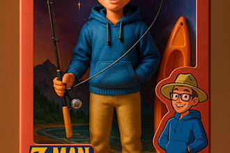 turn your photo into a custom 3d action figure in a box