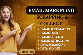 do data entry data scraping email leads email addresses email collection