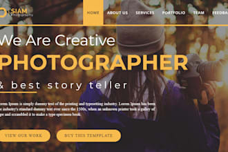 build photography website portfolio website photography wedding website