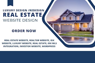 design luxury real estate website, idx real estate website, mls wordpress