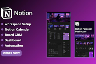 be your notion virtual assistant notion expert notion template design notion