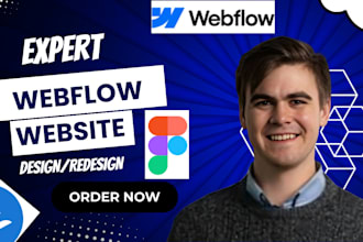 design, develop webflow websites, figma to webflow and be your webflow expert
