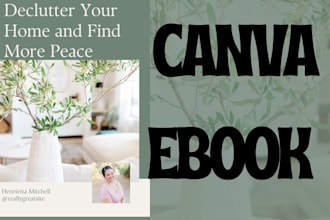 design workbook, ebook, worksheet, pdfs in canva and digital product in canva