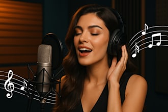 be your female vocalist for irish song, celtic fantasy tavern song, folk music