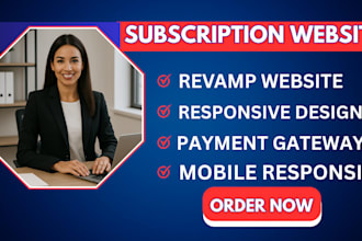 build update revamp or design squarespace membership subscription course website