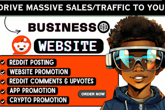 reddit post management for website crypto solana ai game app saas ads x bog