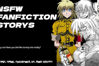 write nsfw fanfiction, erotica, smut, furry, romance storys
