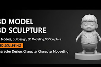 create a 3d model or sculpture using zbrush for 3d printing