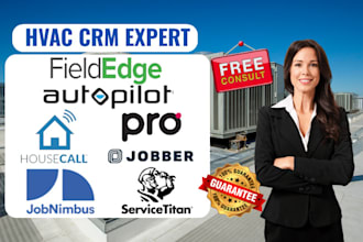 setup hvac crm zoho jobnimbus servicetitan housecall pro autopillot fieldedge