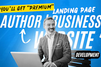 do book author website, author blog website, book website, ebook landing page