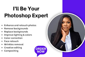 photoshop expert, document edit image, retouch, resize, background removal