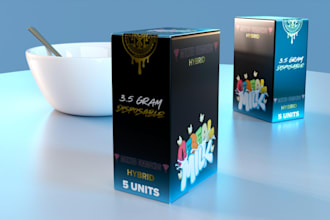 3d product mailer bag package,product bottle render box,c4d,product label mockup
