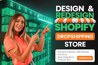 design shopify web ecommerce store clone revamp store build brand shopify store