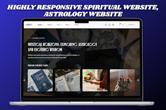 build spiritual website astrology website tarot reading psychic reading website