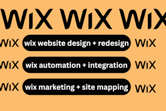 develop and redesign your wix website wix ecommerce store wix blog page