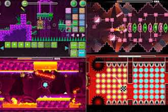 geometry dash layout pfp texture pack block design decoration gameplay gd song