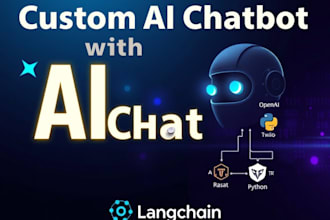 do ai chatbot with langchain rasa openai pinecone python gradio flowise twilio