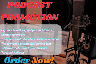 promote your podcast to real, engaged listeners for maximum exposure