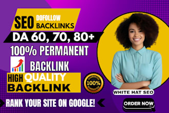 high quality dofollow backlinks complete monthly seo service white hat