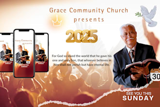 design attractive church flyer poster event flyer postcard design flyer design