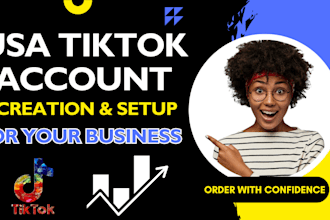 create tiktok account USA tik tok account setup tiktok account management