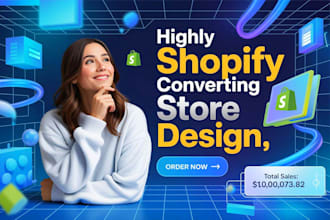 build design redesign clone shopify website custom dropshipping shopify store