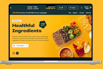 build grocery shopify store grocery food resturant shopify store grocery website