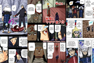 draw detailed manga comic page,webtoon,webcomic,anime style as manga artist